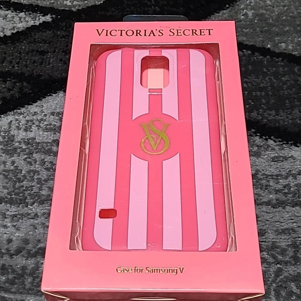 VICTORIA SECRET SIGNATURE STRIPES SAMSUNG V CASE